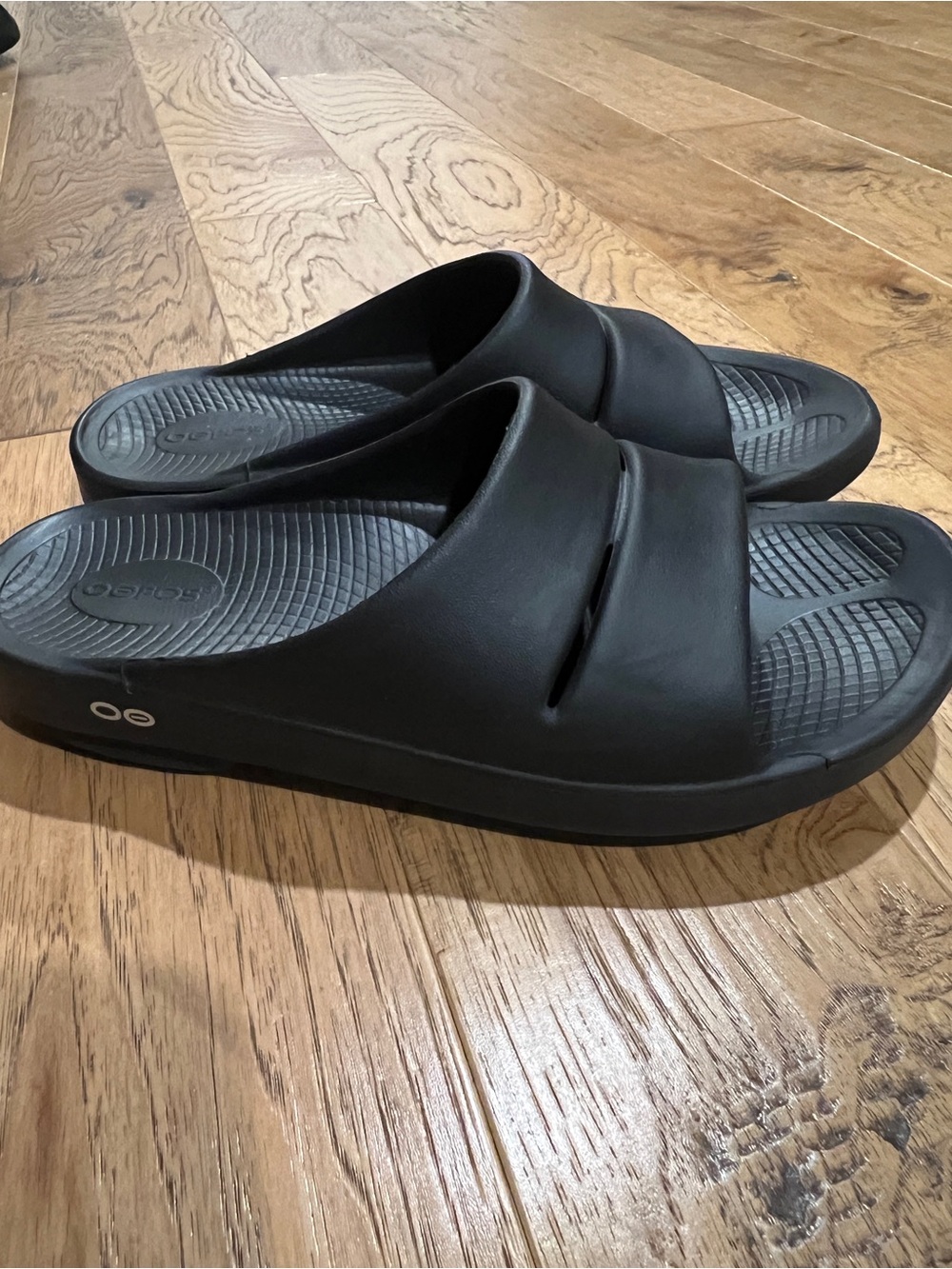 OOFOS Recovery Slide Sandals Mens 42/9 Black